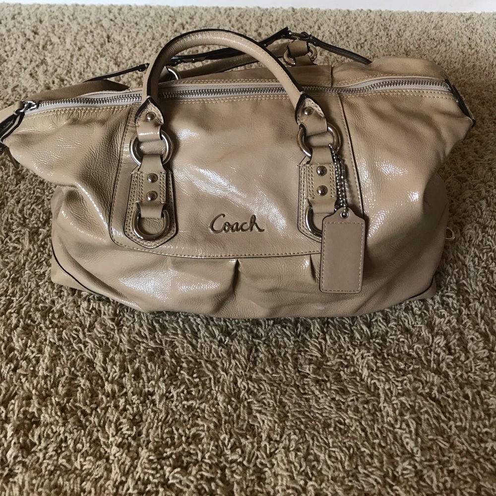 Coach patent leather purse